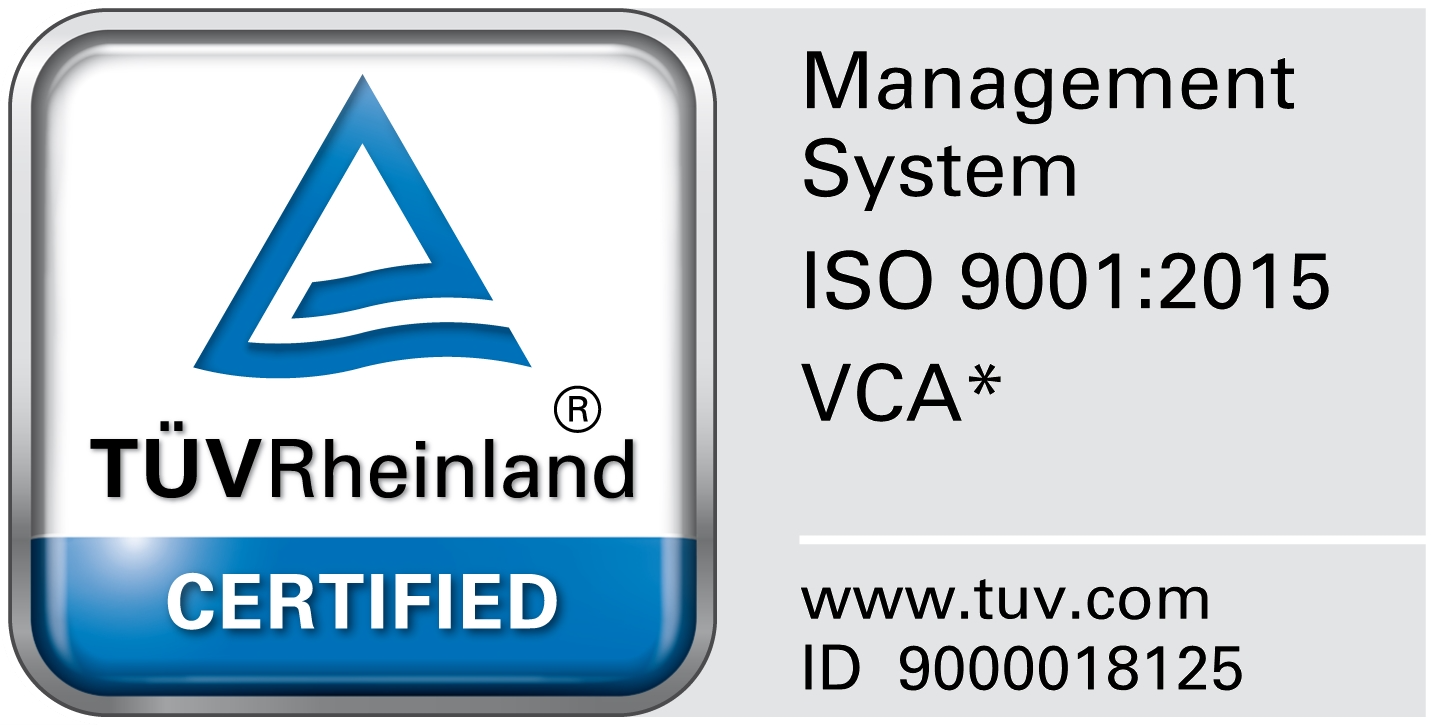 Certified TÜVRheinland